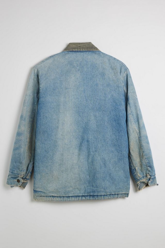 Vintage Distressed & Faded Denim Barn Jacket | Urban Outfitters