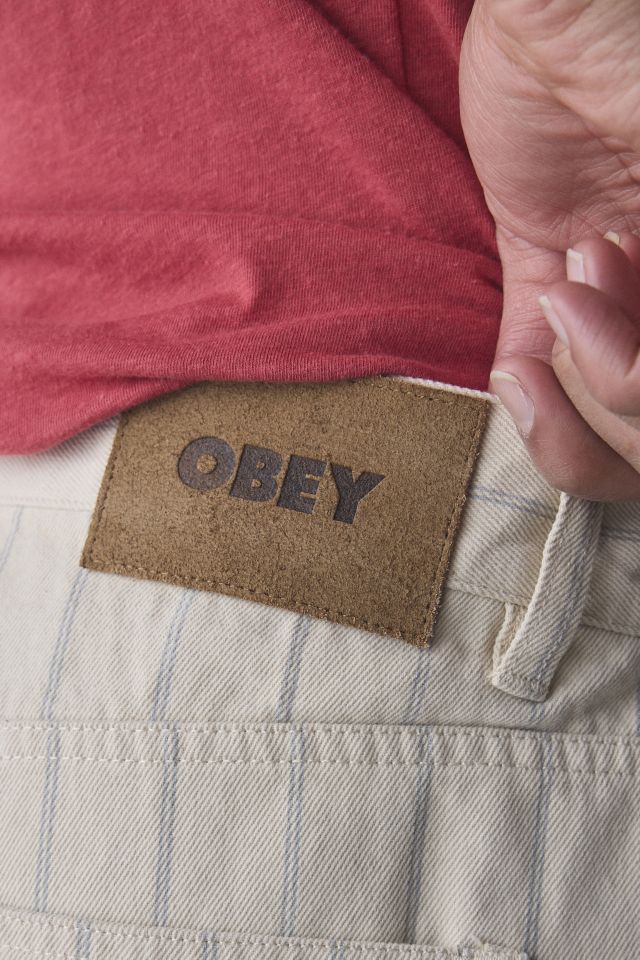 OBEY Baggy Stripe Pattern Jean #4
