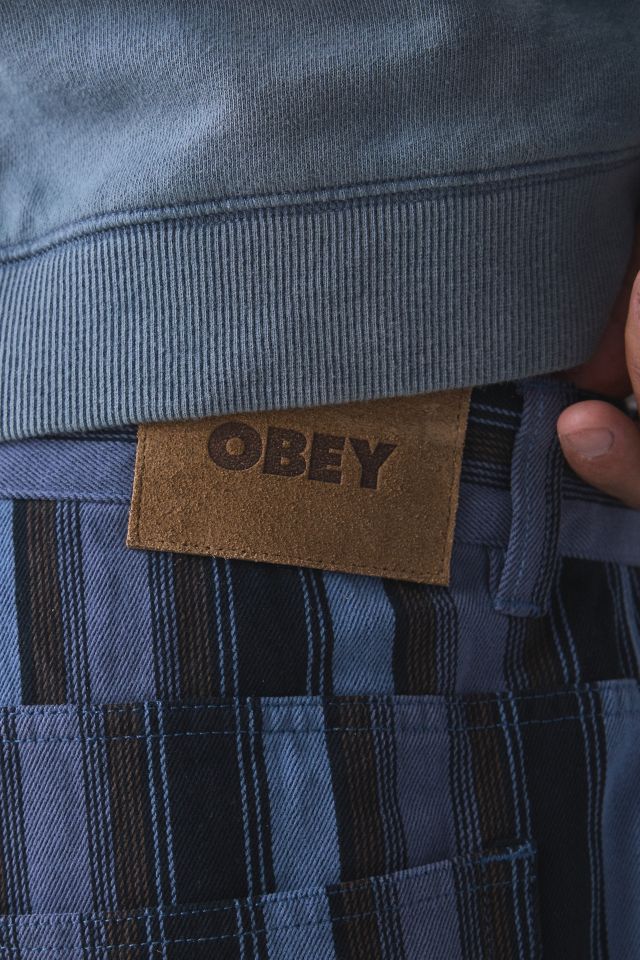 OBEY Beach Stripe Baggy Denim Short #3