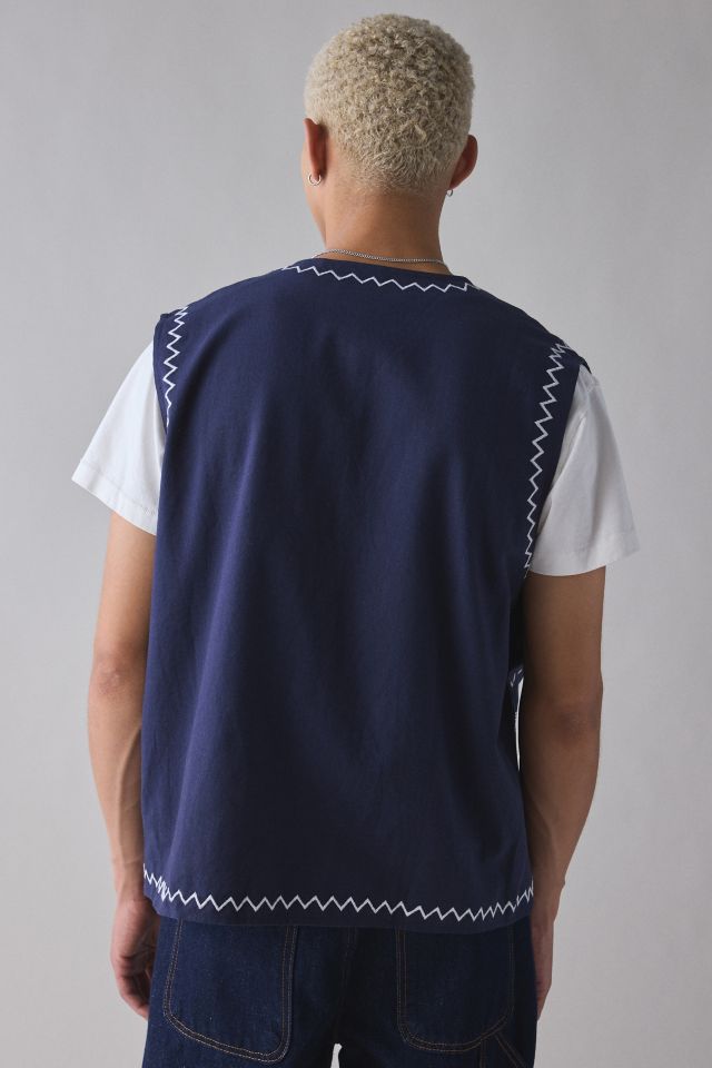 Native Youth Mayard Linen-Blend Vest #2