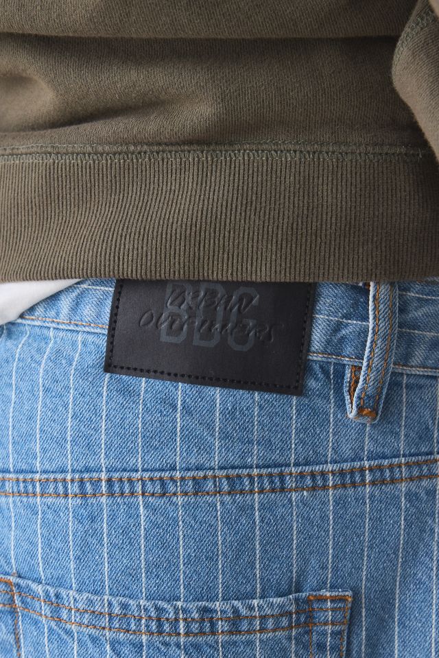 BDG Pinstripe Pleated Straight Fit Denim Jean #3