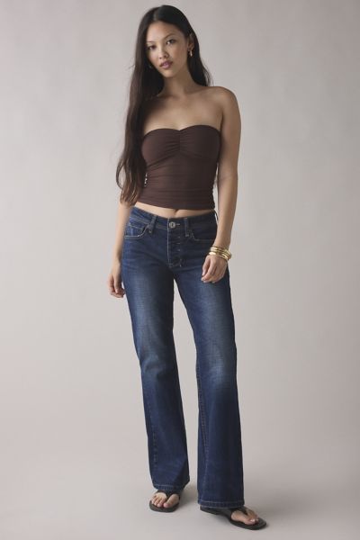 Bdg Teo Relaxed Low-rise Bootcut Jean In Thunder Wash, Women's At Urban Outfitters
