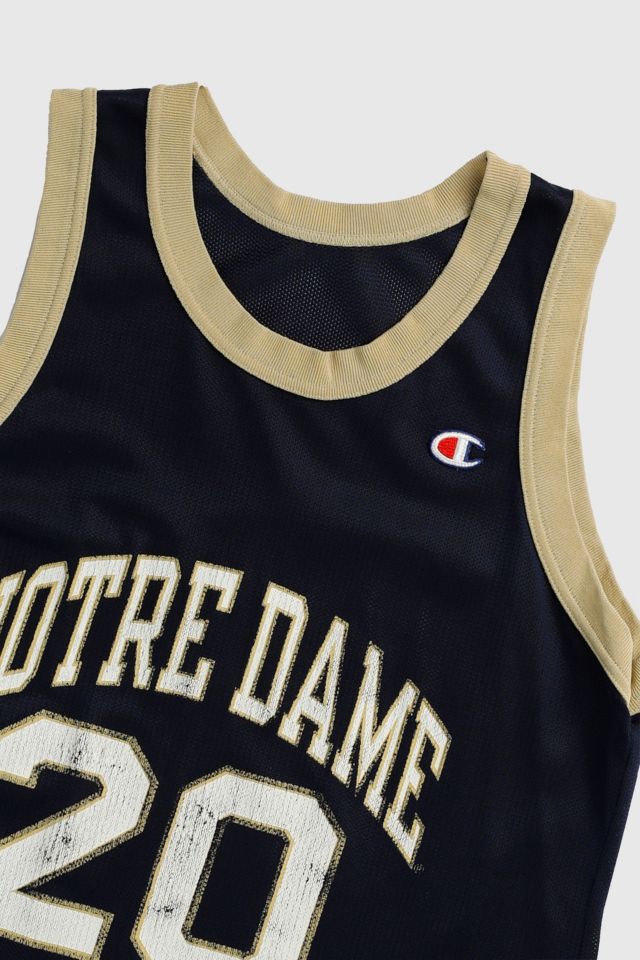 Vintage Notre Dame Fighting Irish NCAA Basketball Jersey #1