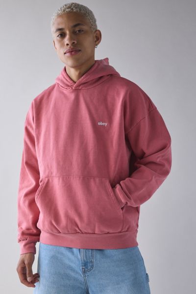 【oan】FIVE Vibe Pigment Sweatshirt Retro Sunshine Hoodie, Retro Sunset Rays Wavy Back