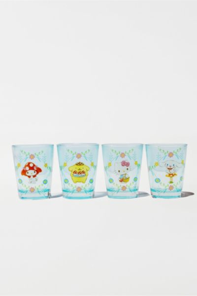 Urban Outfitters Sanrio Hello Kitty And Friends Mushroom Mini Shot Glasses At