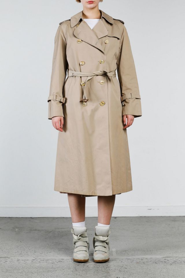 New Retro Stand-Up Collar Trench Coat