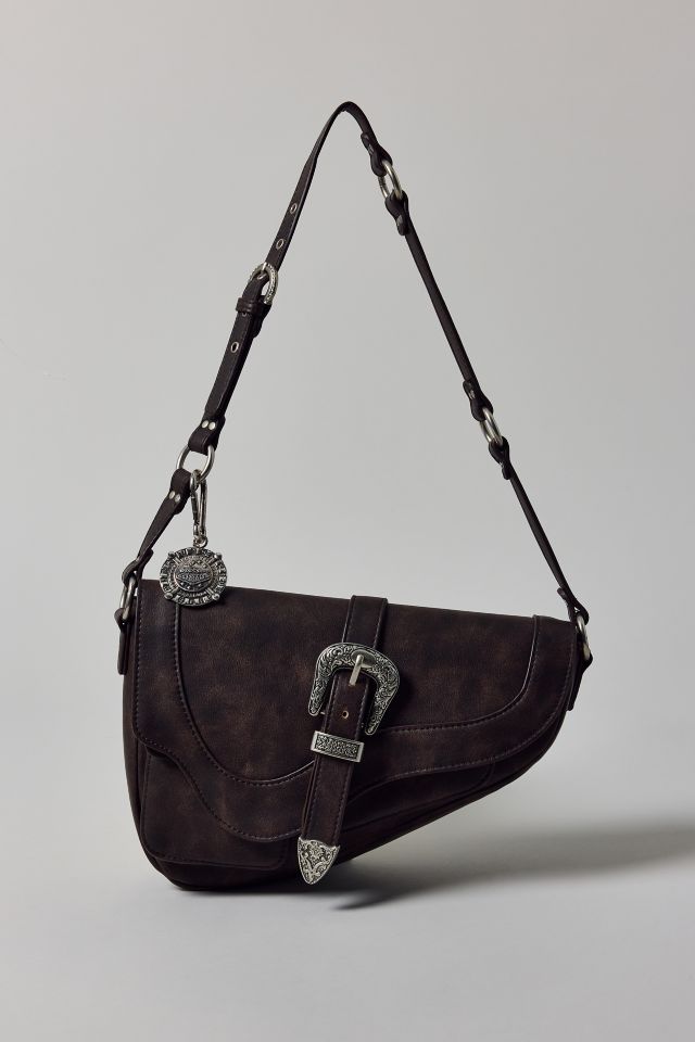 Sonny Faux Leather Saddle Bag #1