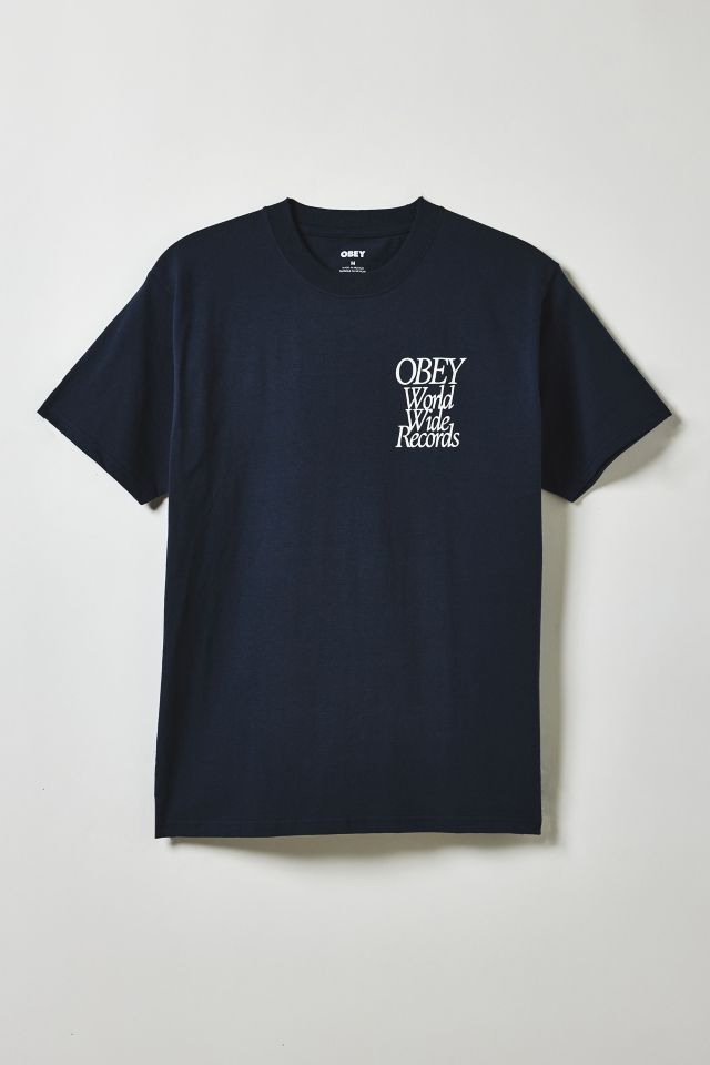 OBEY UO Exclusive World Wide Records Graphic Tee #1