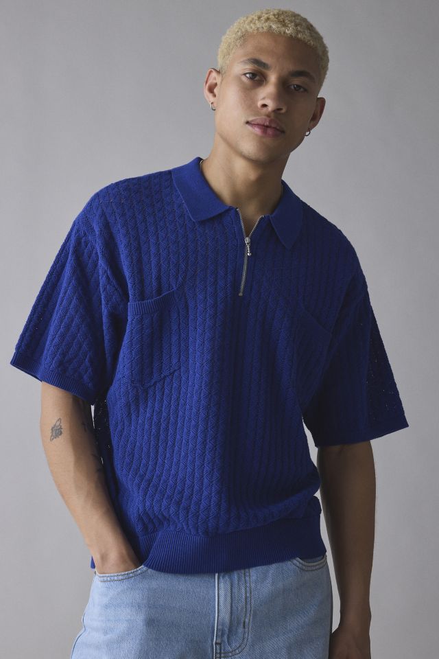 OBEY Grant Quarter Zip Sweater #3