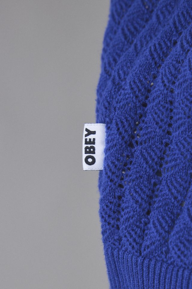 OBEY Grant Quarter Zip Sweater #4