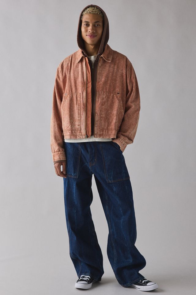 BDG Kasper Twill Work Jacket | Zip Up | Urban Outfitters