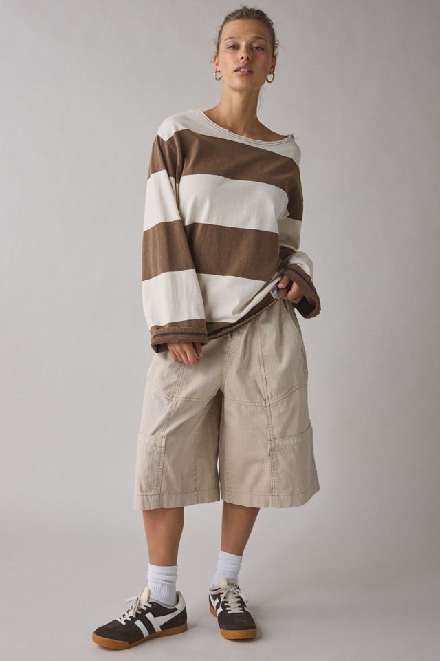 BDG Mario Pull-On Cotton Utility Jort