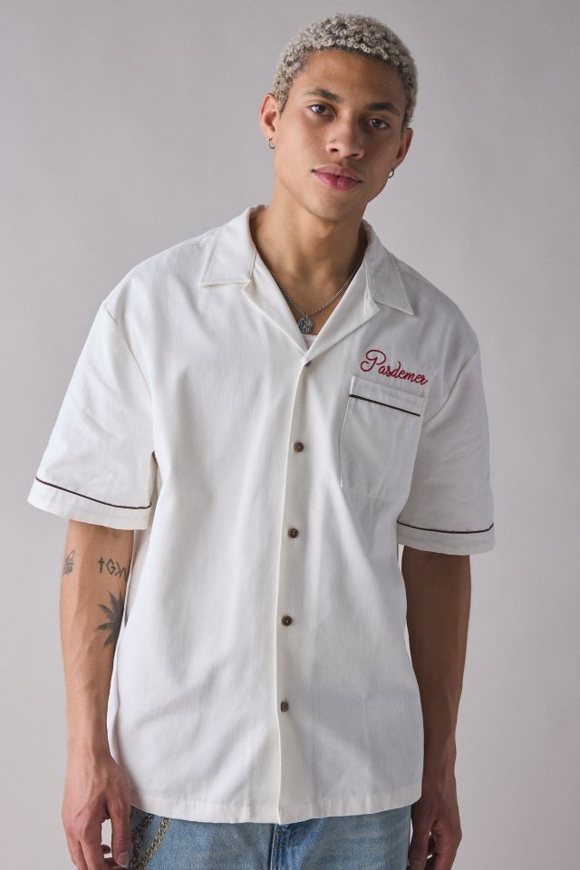 Pas de Mer Fresh Cocktail Embroidered Button-Down Shirt #1