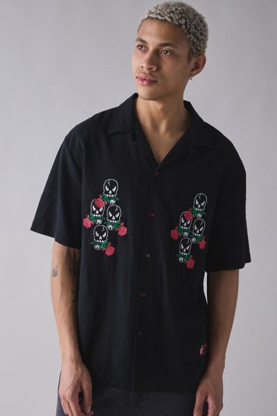 Pas de Mer Magic Embroidered Button-Down Shirt
