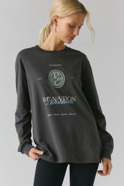 P.E Nation Dalston Heritage Graphic Long Sleeve Tee