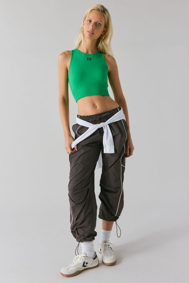 P.E Nation Kelly Green Restore Seamless Crop Tank Top #2