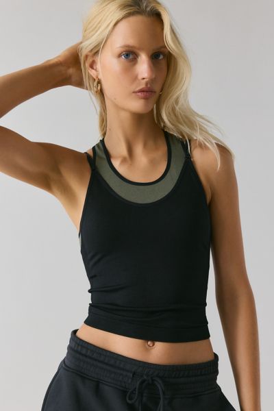 ★andar★ B Free Racerback Crop Top Crusher Crop | California - rabbit