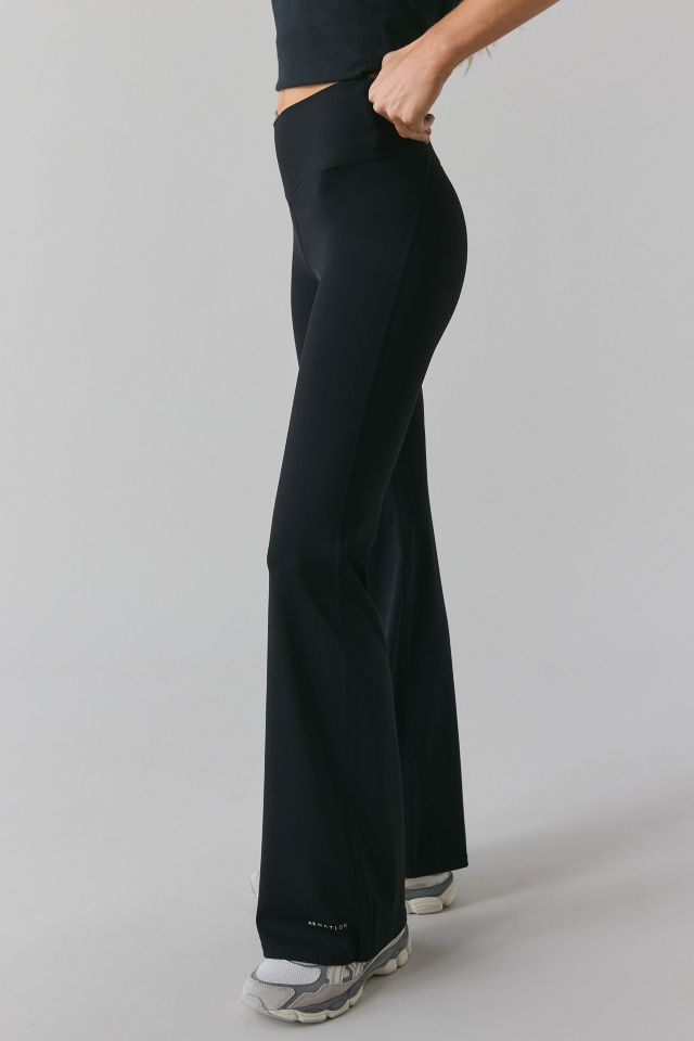 P.E Nation Wander Crisscross Waistband Flare Legging #3