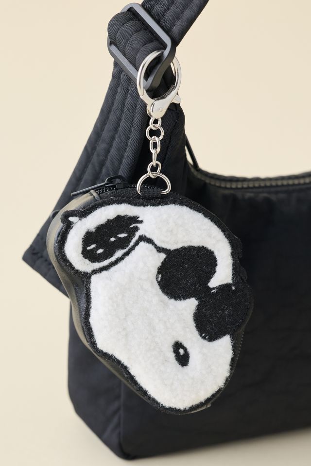 Peanuts Snoopy Joe Cool Mini Coin Purse Keychain #1