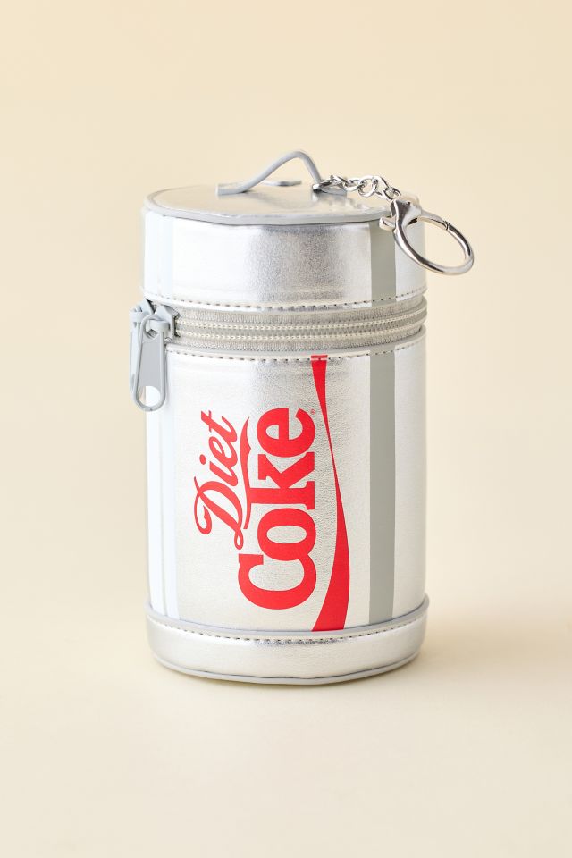 Coca-Cola Diet Coke Mini Cylinder Coin Purse Keychain #1