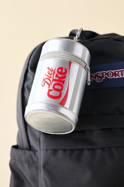 Porte-monnaie et porte-clés cylindrique mini Coca-Cola Diète