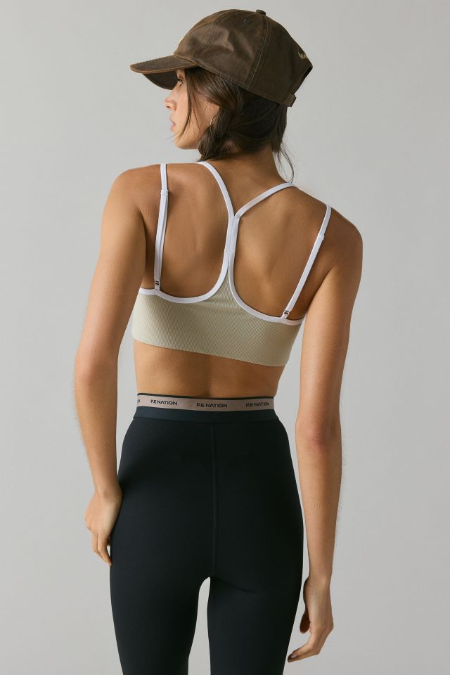 P.E Nation Terrace Biscuit Scoop Neck Sports Bra #1
