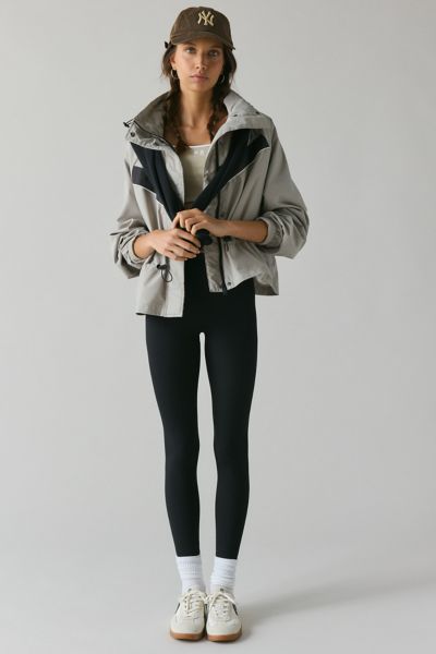 P.E Nation Shelter Biscuit Cropped Windbreaker Jacket
