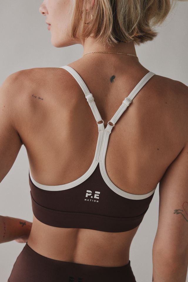 P.E Nation Signature Mahogany Sports Bra #3