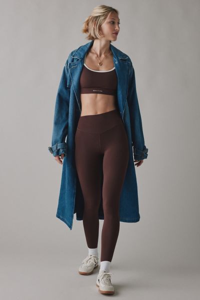 Legging long P.E Nation Signature couleur acajou