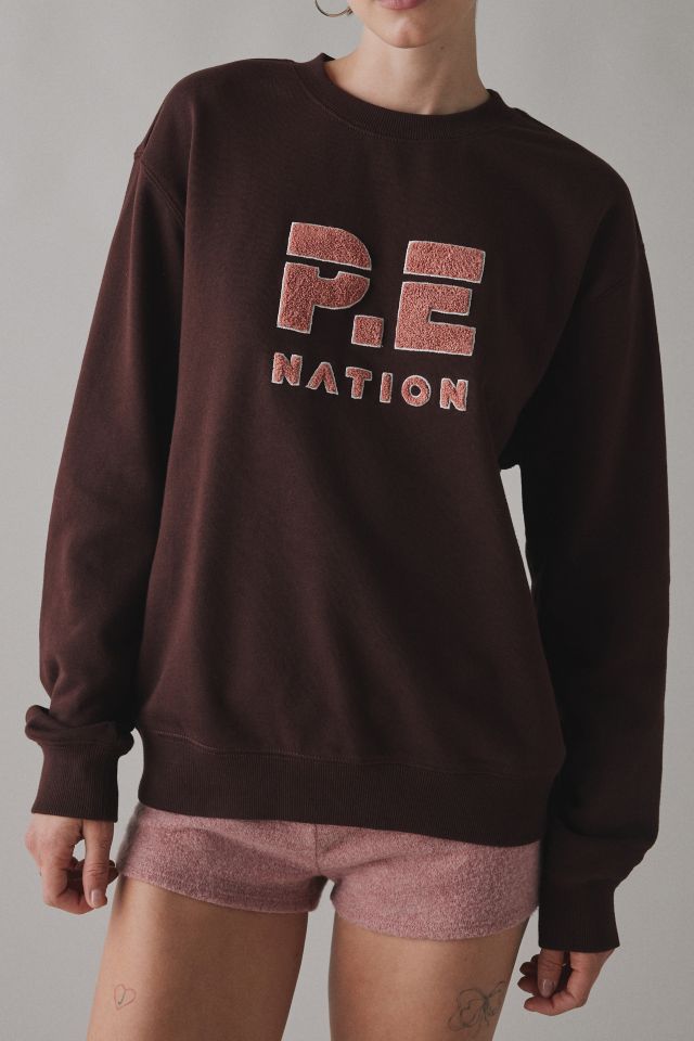 Chandail ras du cou P.E Nation Heads U 2 Sweat Acajou #1