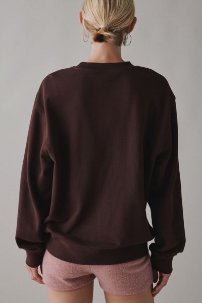 P.E Nation Heads U 2 Sweat Mahogany Crew Neck Pullover