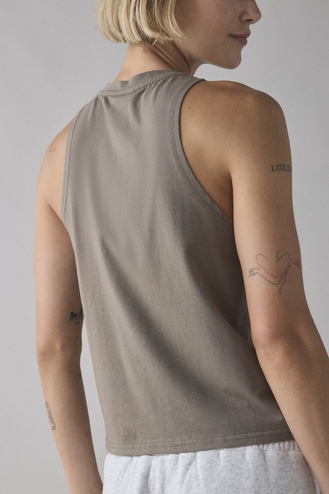 P.E Nation Fawn + Dusty Blue Kite Cropped Tank Top #2