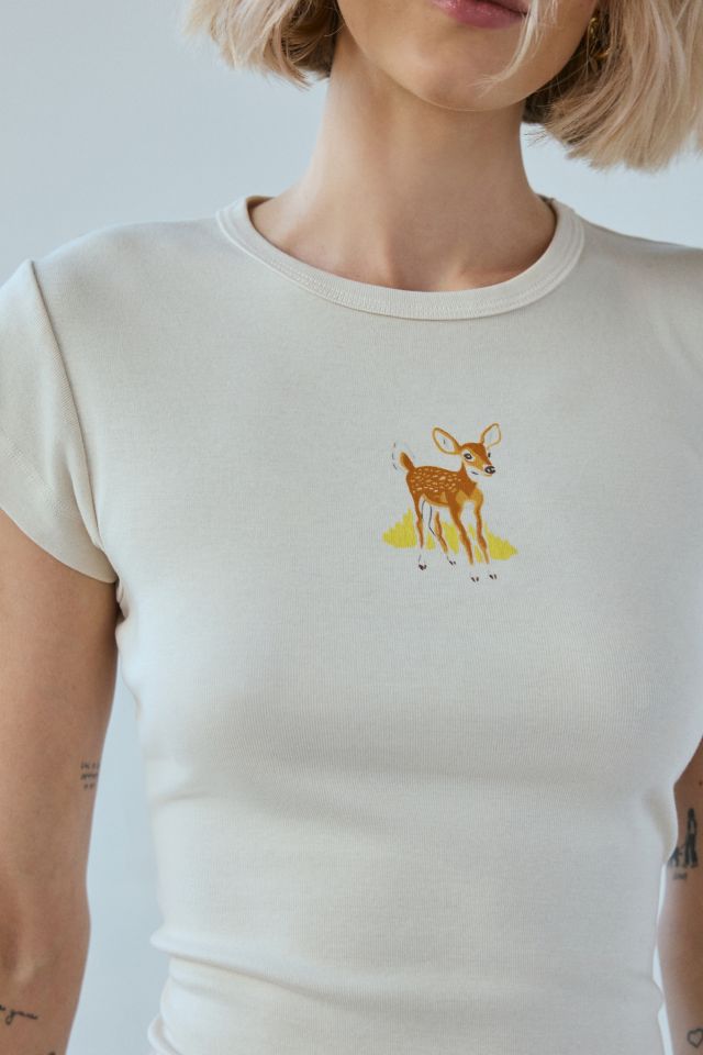 Future State Sweet Animal Graphic Baby Tee #1