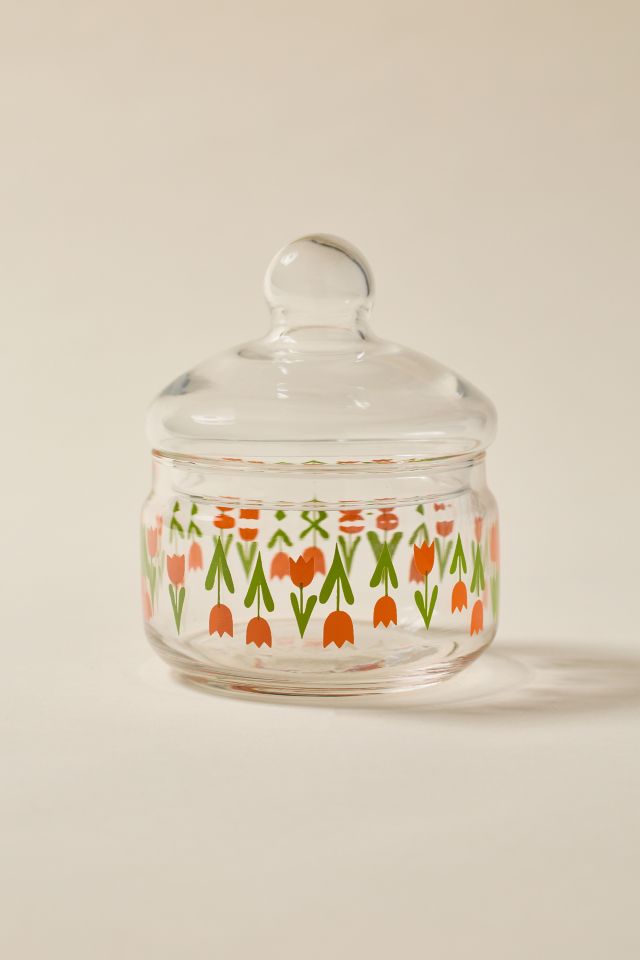 Petit Pot en Verre Floral Aderia #1