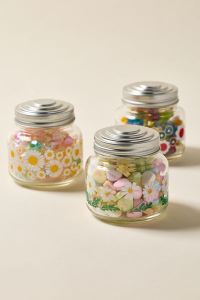 Urban Outfitters Aderia Mini Glass Jar In Daisy At