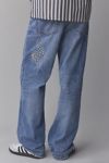 BDG Embroidered Centipede Baggy Skate Fit Jean