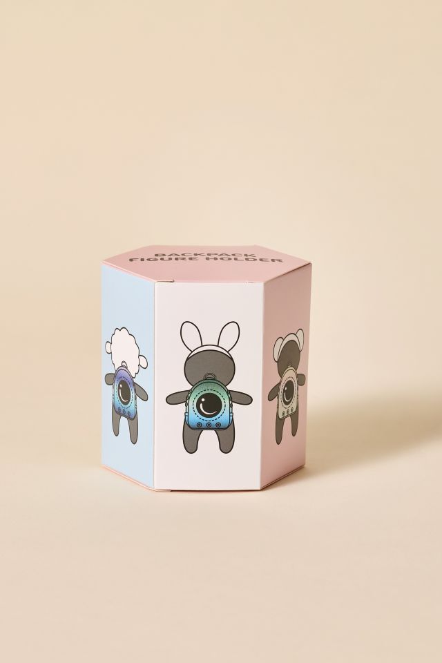 Backpack & Flocked Figure Blind Box Keychain #4