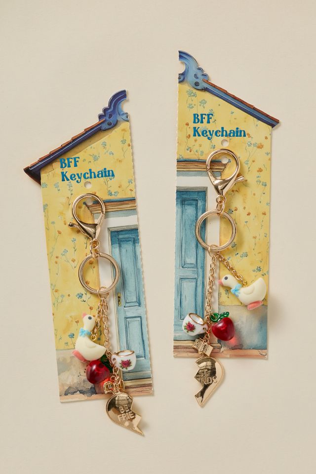 Goose Charm BFF Keychain Set #3