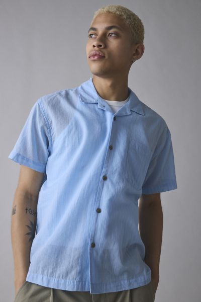 【KOOLOSET】Patchwork Half Shirt Urban Renewal Remnants Upcycled Spliced Patchwork Shirt