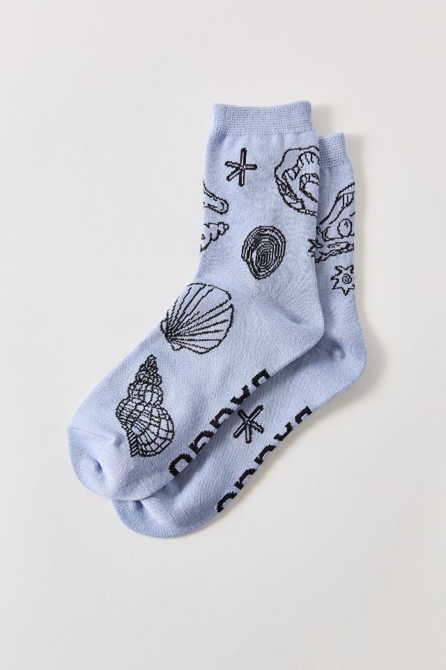 BAGGU Shells Crew Sock #1