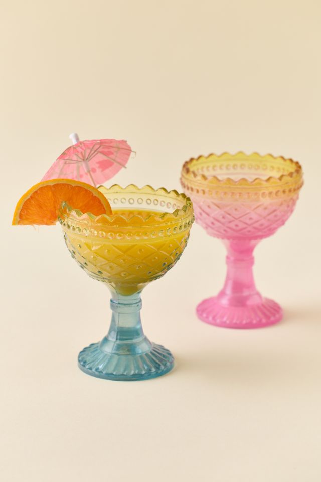 Tropicana Ombre Glass Goblet #2