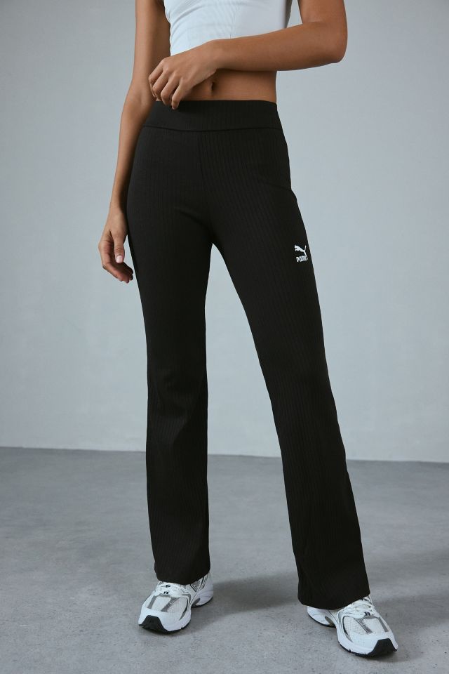 Puma Classics Ribbed Knit Flare Pant #1