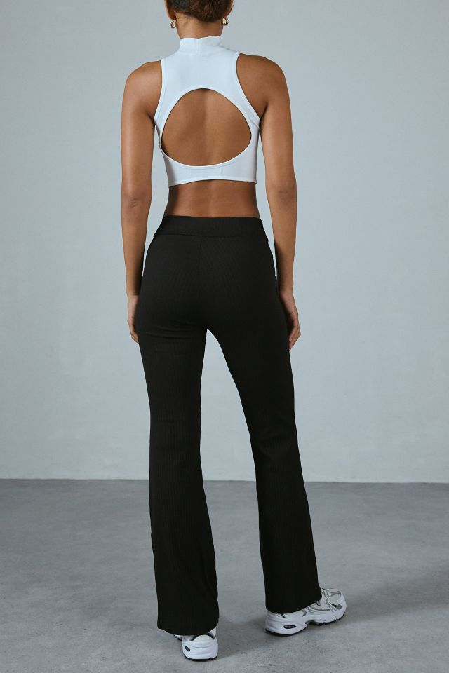 Puma Classics Ribbed Knit Flare Pant #2