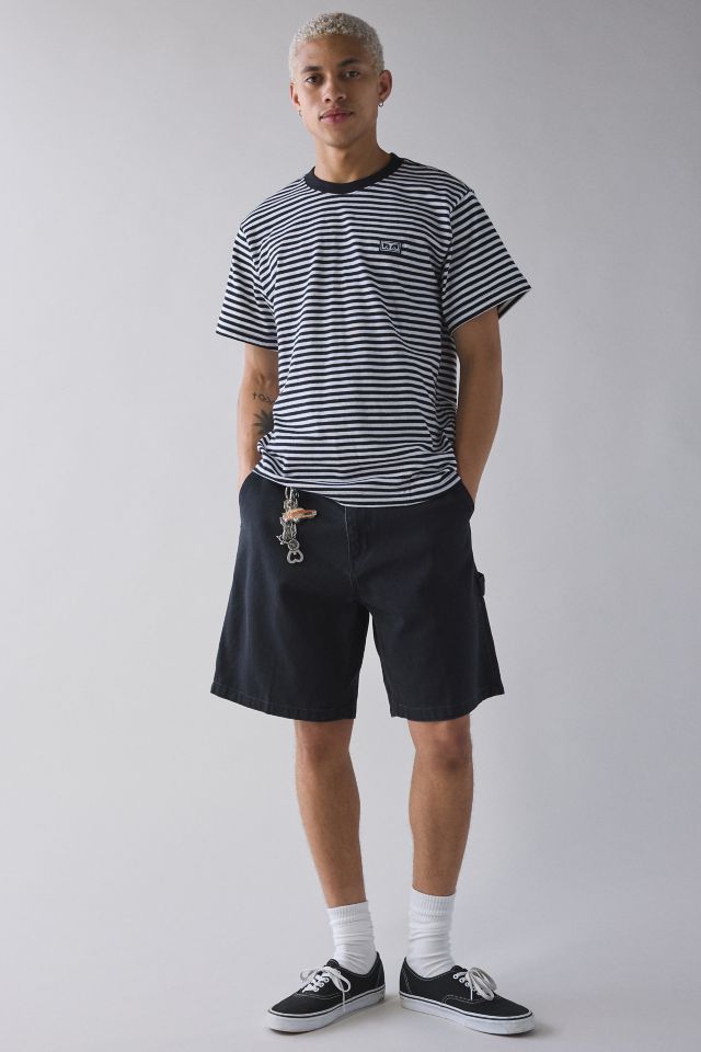 OBEY Established Works Stripe Pattern Tee #2
