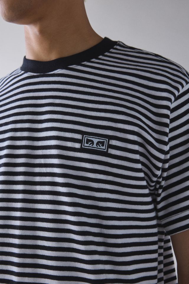 OBEY Established Works Stripe Pattern Tee #3