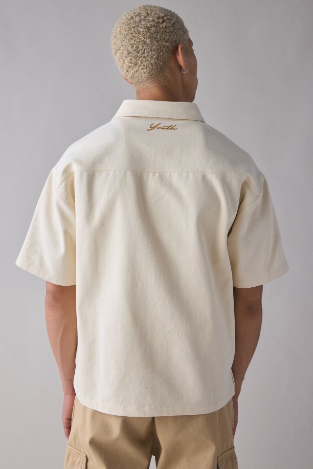 Native Youth Jovan Denim Short Sleeve Shirt #1