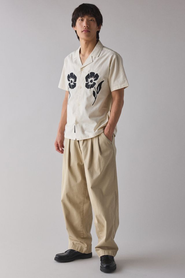 Native Youth Cal Revere Collar Flower Applique Shirt #2