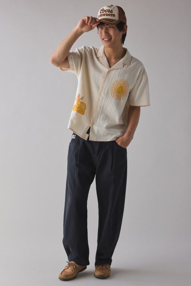 Native Youth Embroidered Boxy Fit Shirt #2