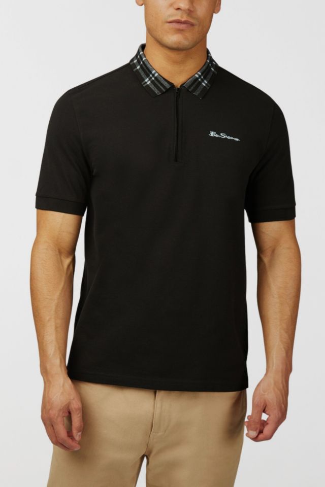 Ben Sherman Tartan Collar Polo #1