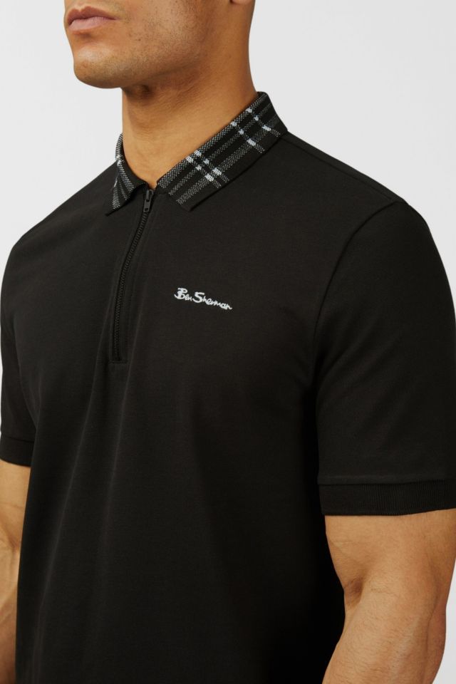Ben Sherman Tartan Collar Polo #2